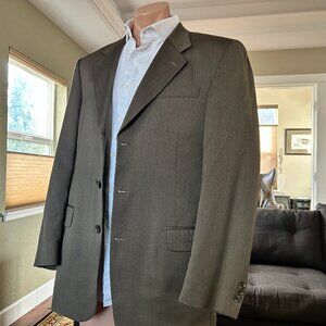 Paul Dion men's suit, 42L, olive